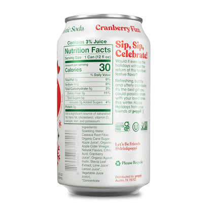 Poppi Sparkling Prebiotic Soda Beverage with Apple Cider Vinegar, Seltzer Water and Fruit Juice