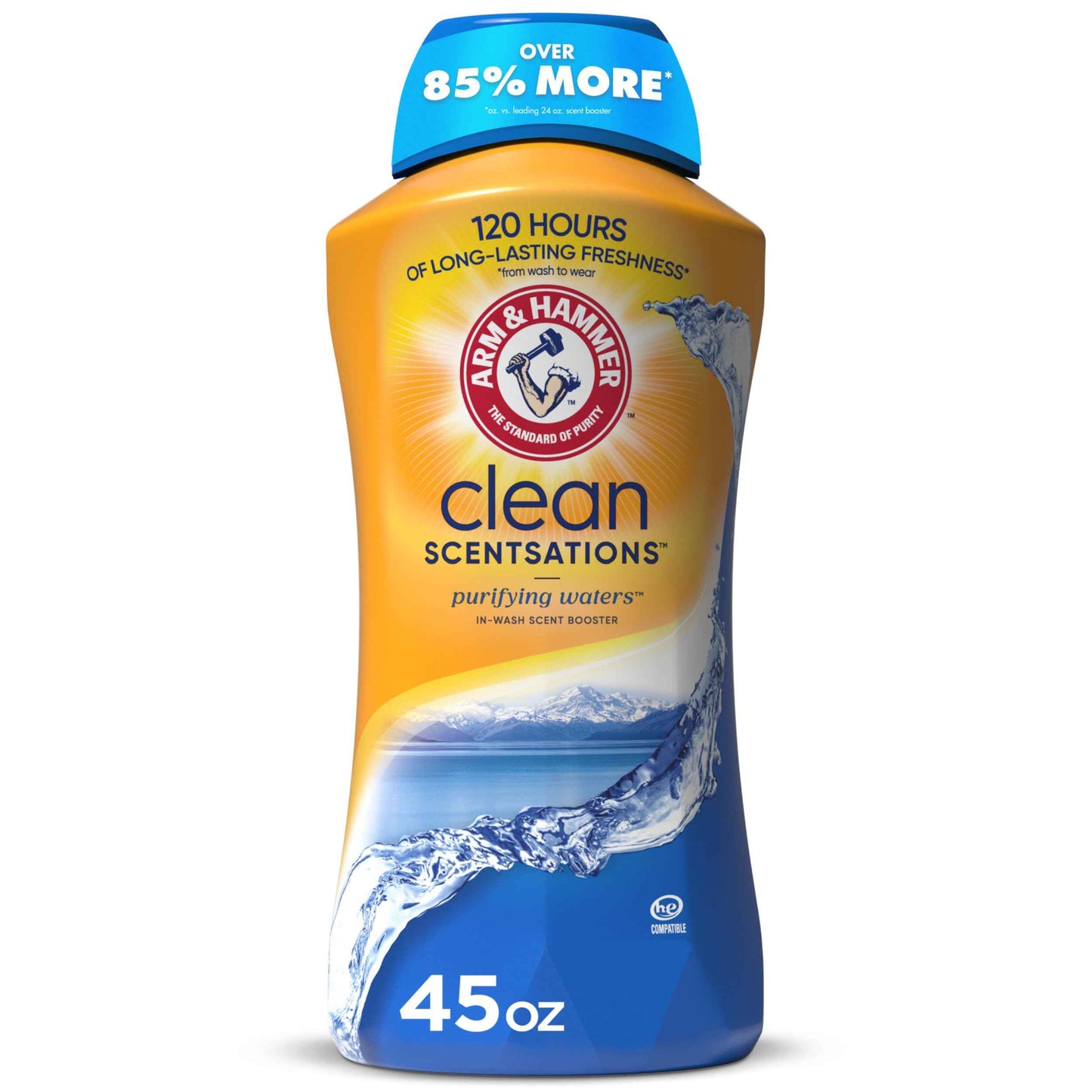 ARM & HAMMER Clean Scentsations In-Wash Scent Booster, Laundry Scent Booster Purifying Waters scent