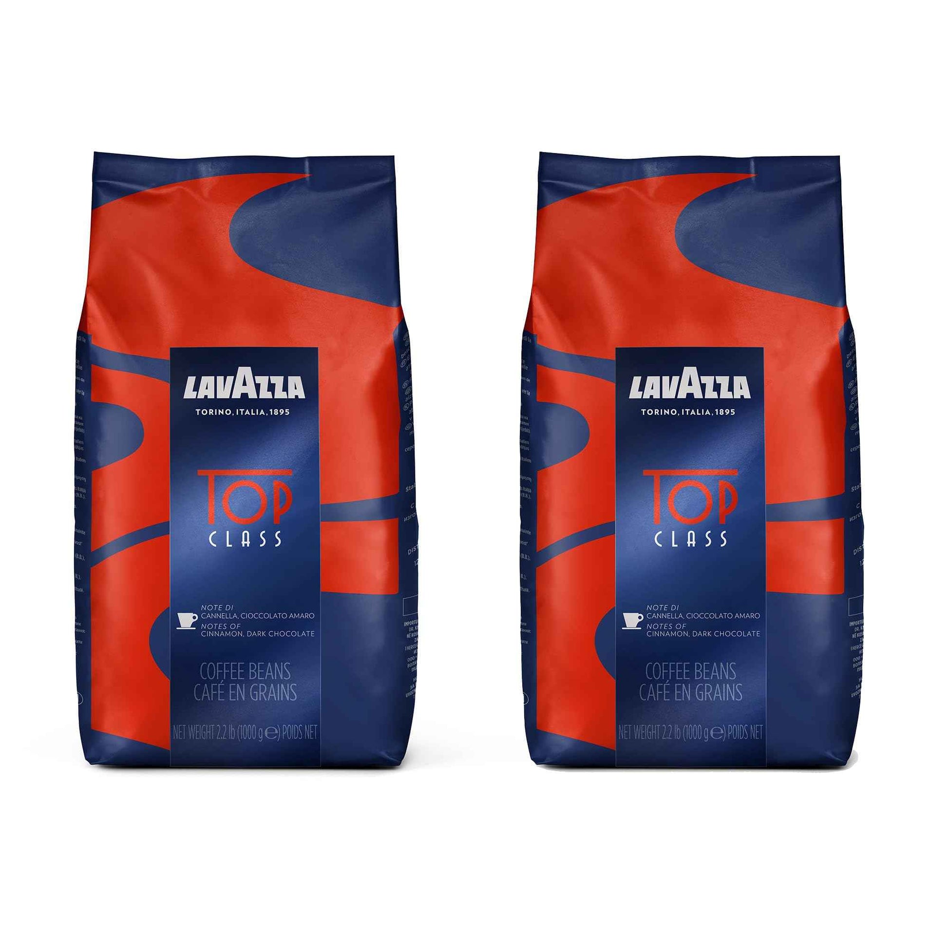 Lavazza Whole Bean Coffee Blend, Medium Espresso Roast Bag, Authentic Italian, Blended and roasted in Italy, Full bodied with smooth and balanced flavor