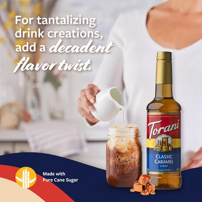 Torani_Coffee_Syrup,_Classic_Caramel_Flavored_Syrup_for_Drinks,_Pump_Included,_25.4_Fl_Oz