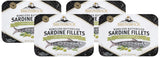 Brunswick Sardines in Olive Oil, 3.75 oz Can - Boneless Butterflied Sardine Fillets - Wild Caught - 17g Protein per Serving - Gluten Free, Keto Friendly