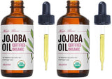 Kate Blanc Cosmetics Jojoba Oil Organic for Hair, Skin & Face (100% Pure, Cold Pressed, Unrefined, Natural, Hexane Free, Glass Bottle)