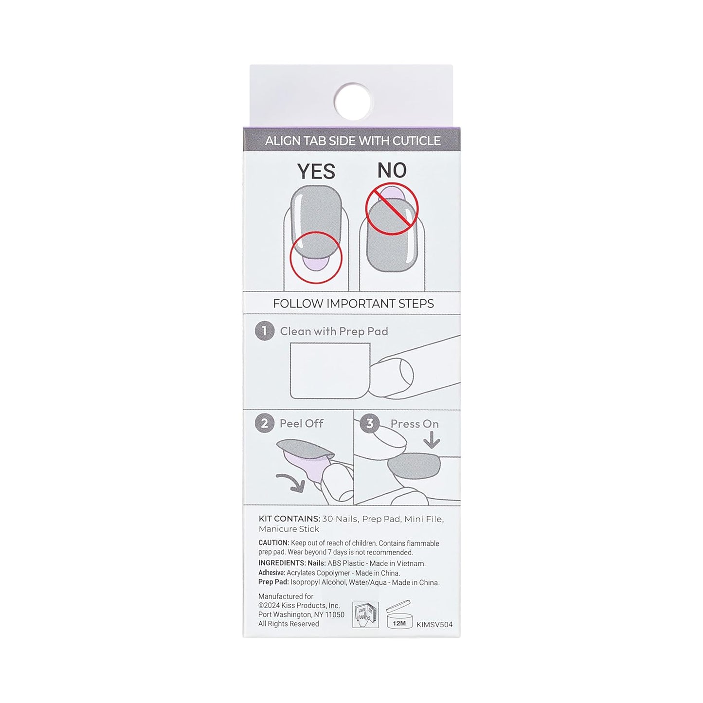 KISS_imPRESS_No_Glue_Mani_Press_On_Nails,_French,_'Snooze',_Blue,_Short_Size,_Squoval_Shape,_Includes_30_Nails,_Prep_Pad,_Instructions_Sheet,_1_Manicure_Stick,_1_Mini_File