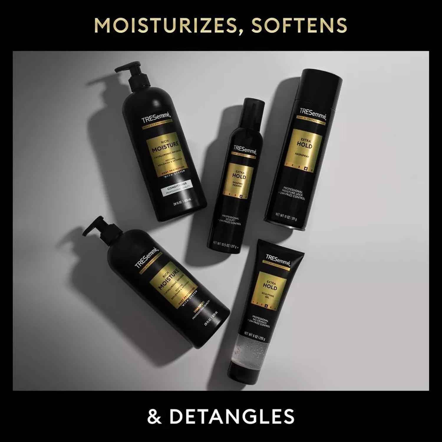 TRESemmé Travel Hairspray, Extra Hold,  Non-Aerosol Hair Spray for Layering, Anti-Humidity, Anti-Frizz Hair Products