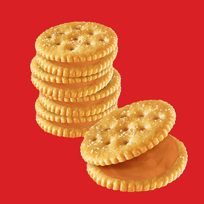 RITZ Bits Peanut Butter Sandwich Crackers, Snacks for Kids and Adults, Lunch Snacks