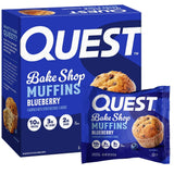 Quest Bake Shop, Blueberry Muffins, 10g Protein, 2g Net Carbs, Sugar, 4 Count