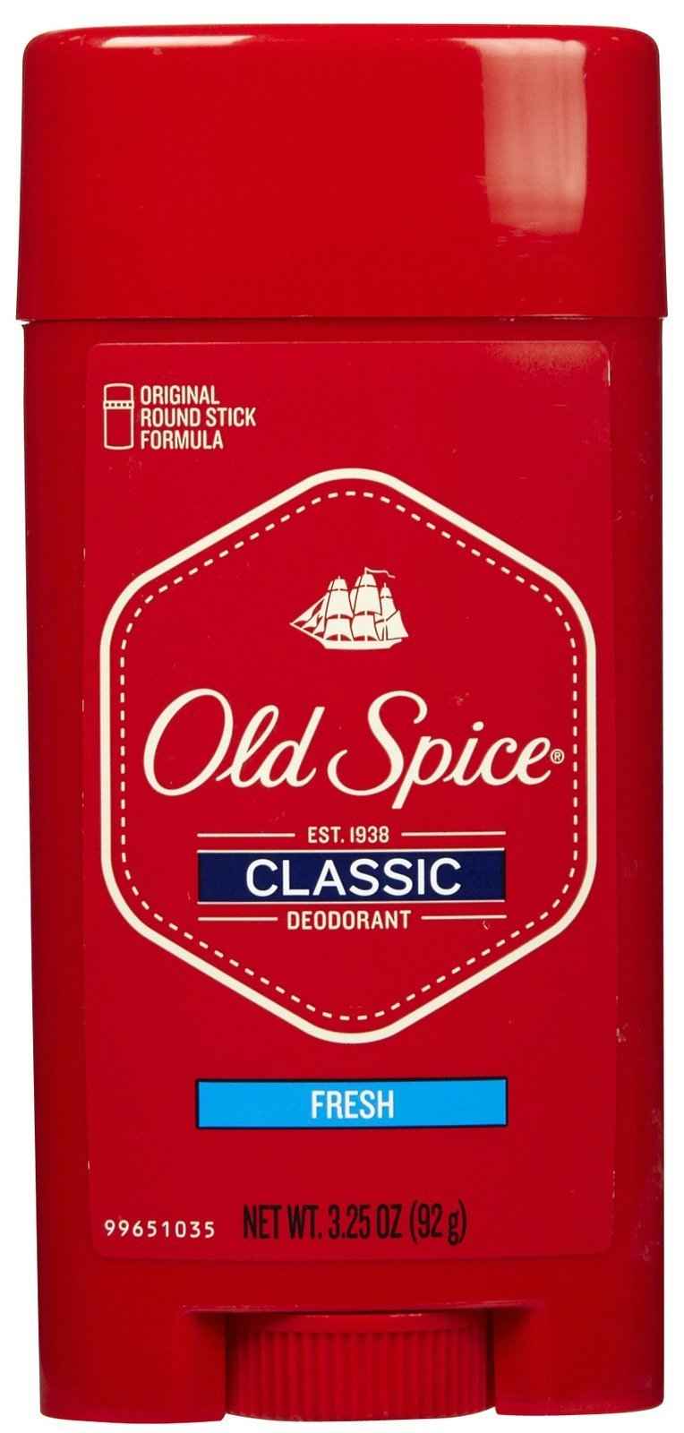 Old Spice Classic Deodorant for Men, 24hr Sweat & Odor Protection, Long Lasting Freshness, Clean & Masculine Fragrance
