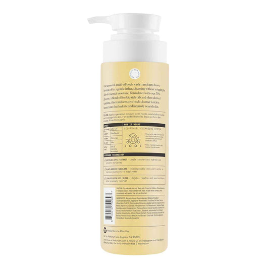 Naturium Multi-Oil Hydrating Body Wash, Gentle Cleanser, 16.9 oz