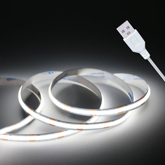 Led_Strip_Lights,_5V_USB_LED_Lighting_COB_Short_LED_Strip_Light_White_Flexible_Not_Dimmable_led_Light_for_Display_Cabinet,_Living_Room,DIY_Home_COB_Lighting_Decor_tv_Lights_(3.28FT_6500K)