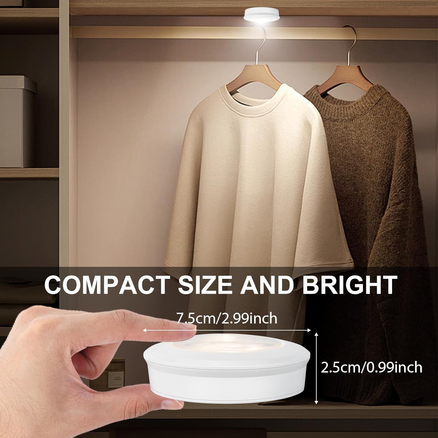 BIGMONAT_LED_Puck_Light,_Stick_on_Lights,_Closet_Lights_Battery_Operated,_Tap_Lights,_60_Lumens_Touch_Light,_Under_Cabinet_Lighting,_Ideal_for_Kitchen_Cabinets,_Closets,_Garage_and_More,_3-Pack,_White