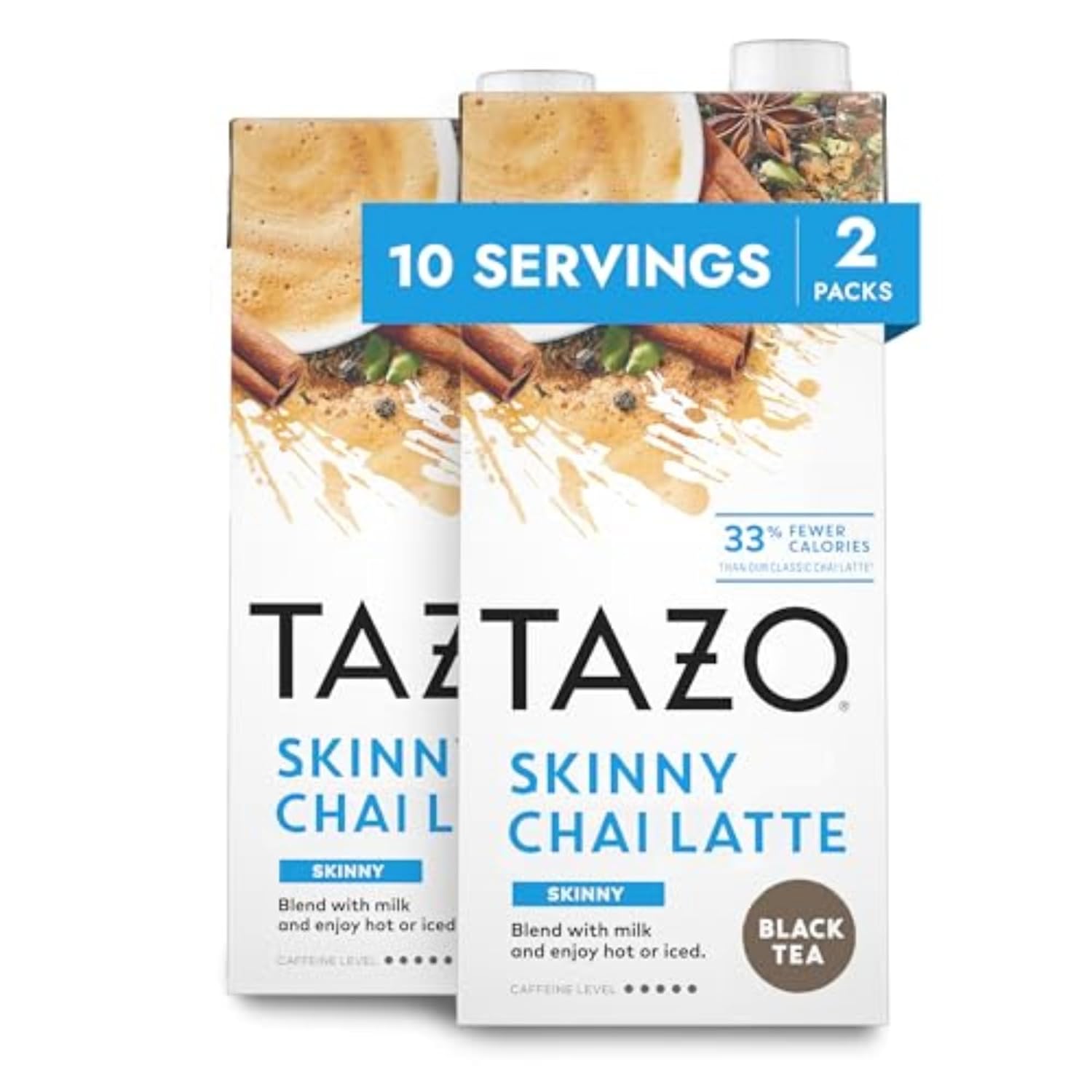 TAZO_Skinny_Chai_Latte_Concentrate,_Hot_or_Iced_Black_Tea,_Easy-to-Serve,_Everyday_Low_Calorie_Lattes_and_Mocktails,_32_oz_Carton_(Pack_of_2)
