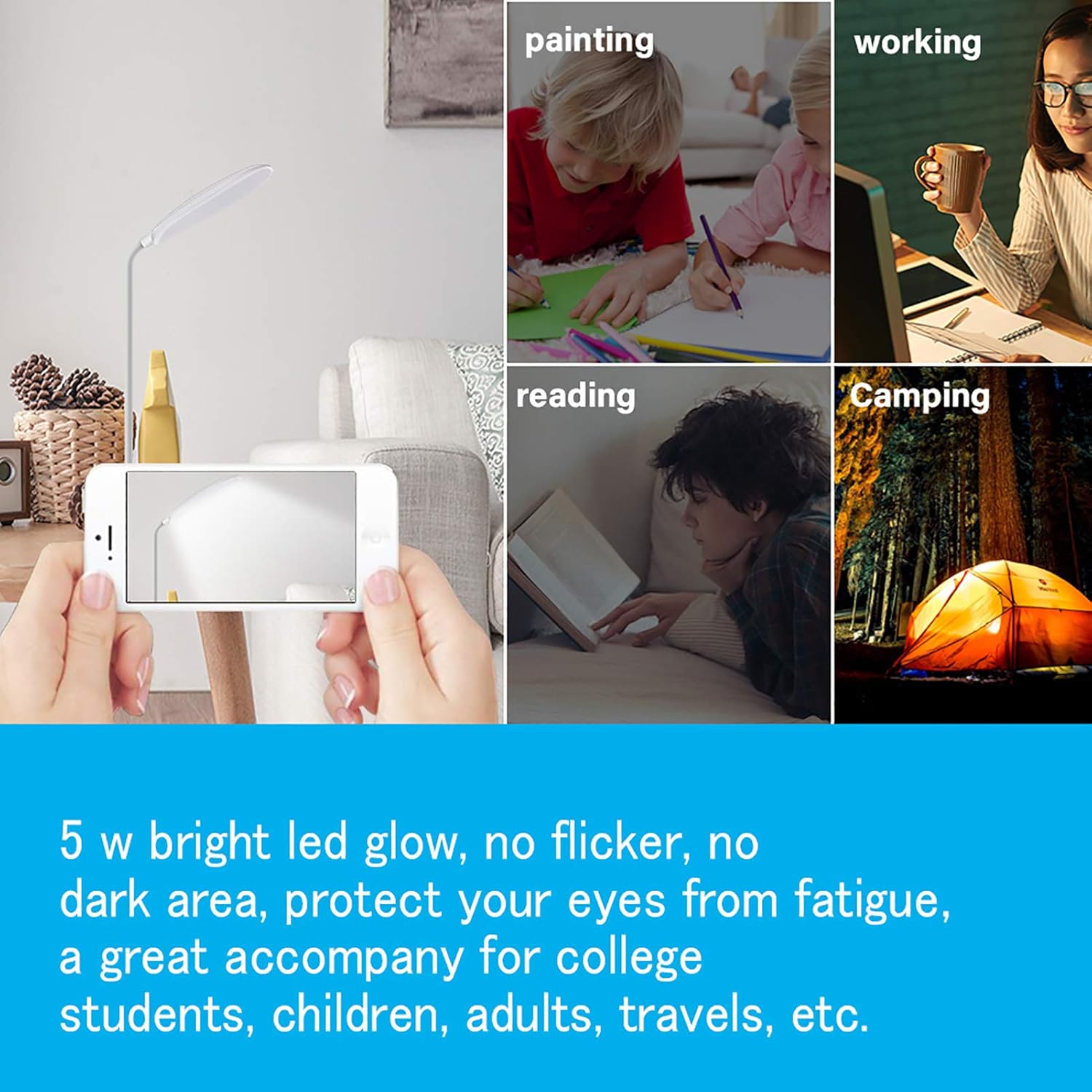 DEEPLITE_LED_Desk_Lamp_with_Flexible_Gooseneck_3_Level_Brightness,_Battery_Operated_Table_Lamp_5W_Touch_Control,Compact_Portable_lamp_for_Dorm_Study_Office_Bedroom,Eye-Caring_and_Energy_Saving