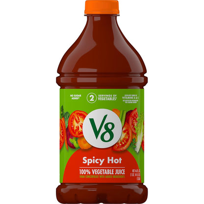 V8_Spicy_Hot_100%_Vegetable_Juice,_46_fl_oz_Bottle