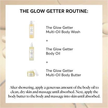 Naturium The Glow Getter Body Oil, Multi-Oil for Intense Nourishment, Hydrating & Moisturizing Formula, Vegan & Cruelty-Free, 3.4 oz