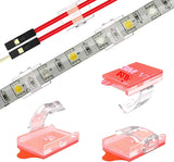 ATB- LED Strip Light Self-Adhesive Mounting Brackets and Clips,LED Strip Light Holder 100pcs (101)