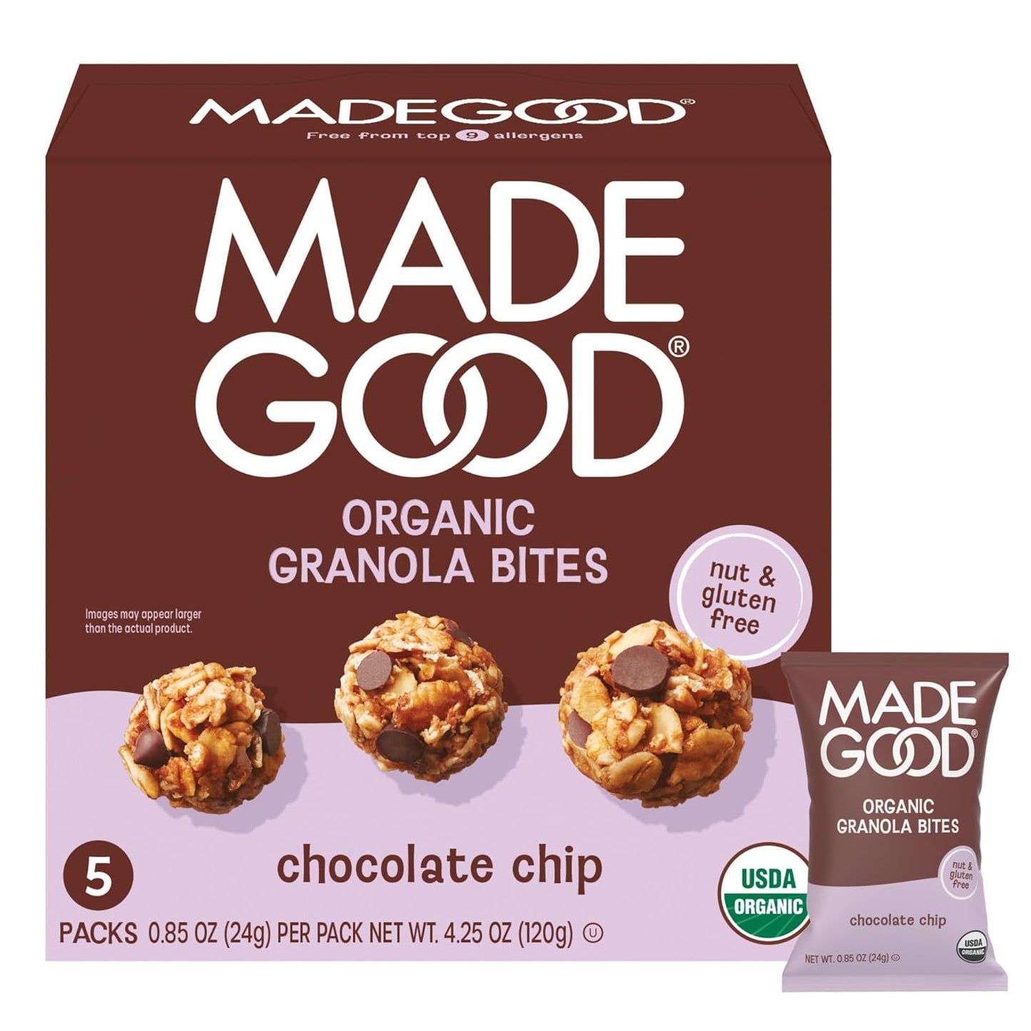 MadeGood_Organic_Chocolate_Chip_Granola_Bites,_5ct_x_0.85oz