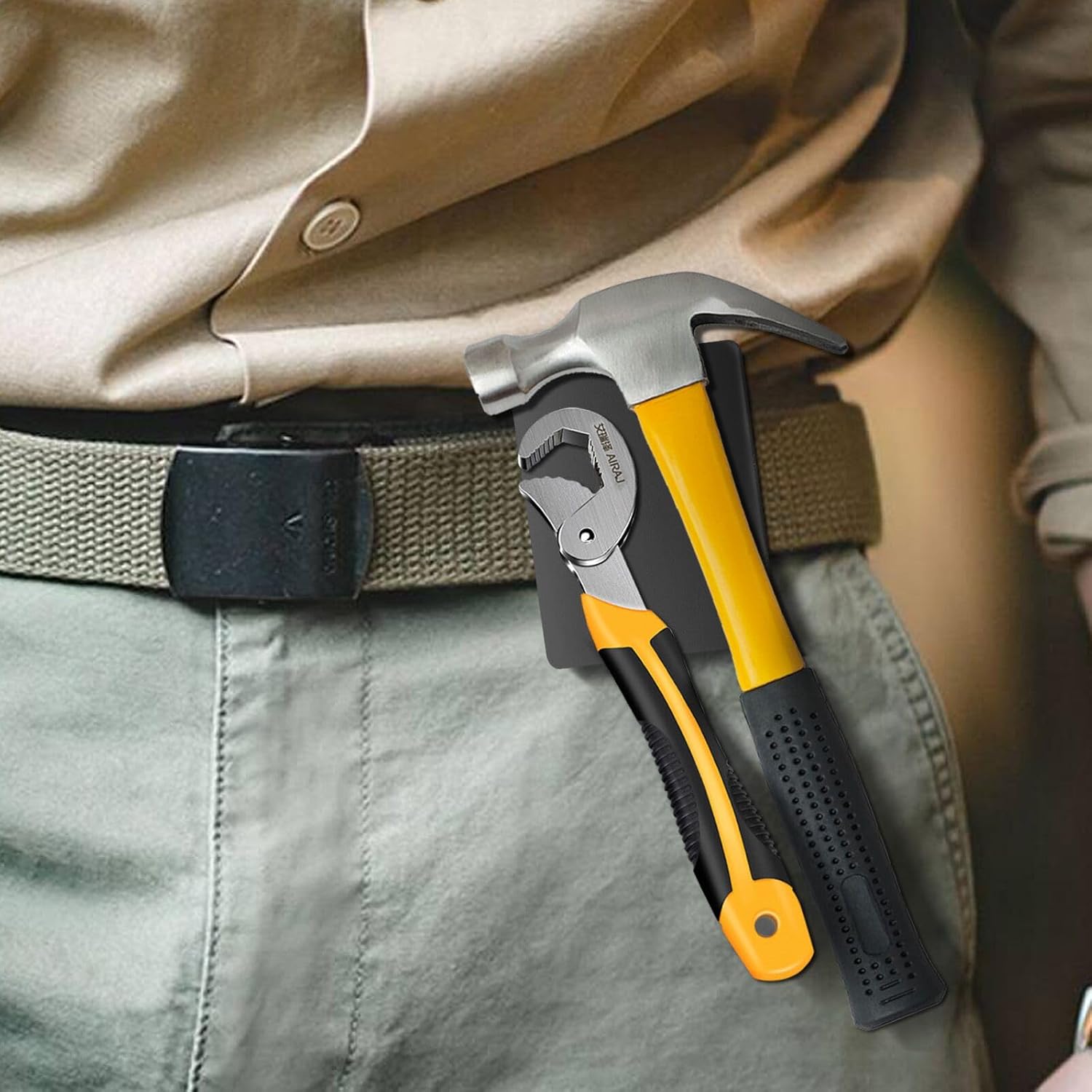 2PCS_Magnetic_Belt_Clip_Heavy_Duty_Magnetic_Tool_Holder_Belt_Clip_Black_Magnet_Tool_Holder_Organizer_for_Hammers_Nails_Screwdrivers_Wrenches_Metal_Accessories