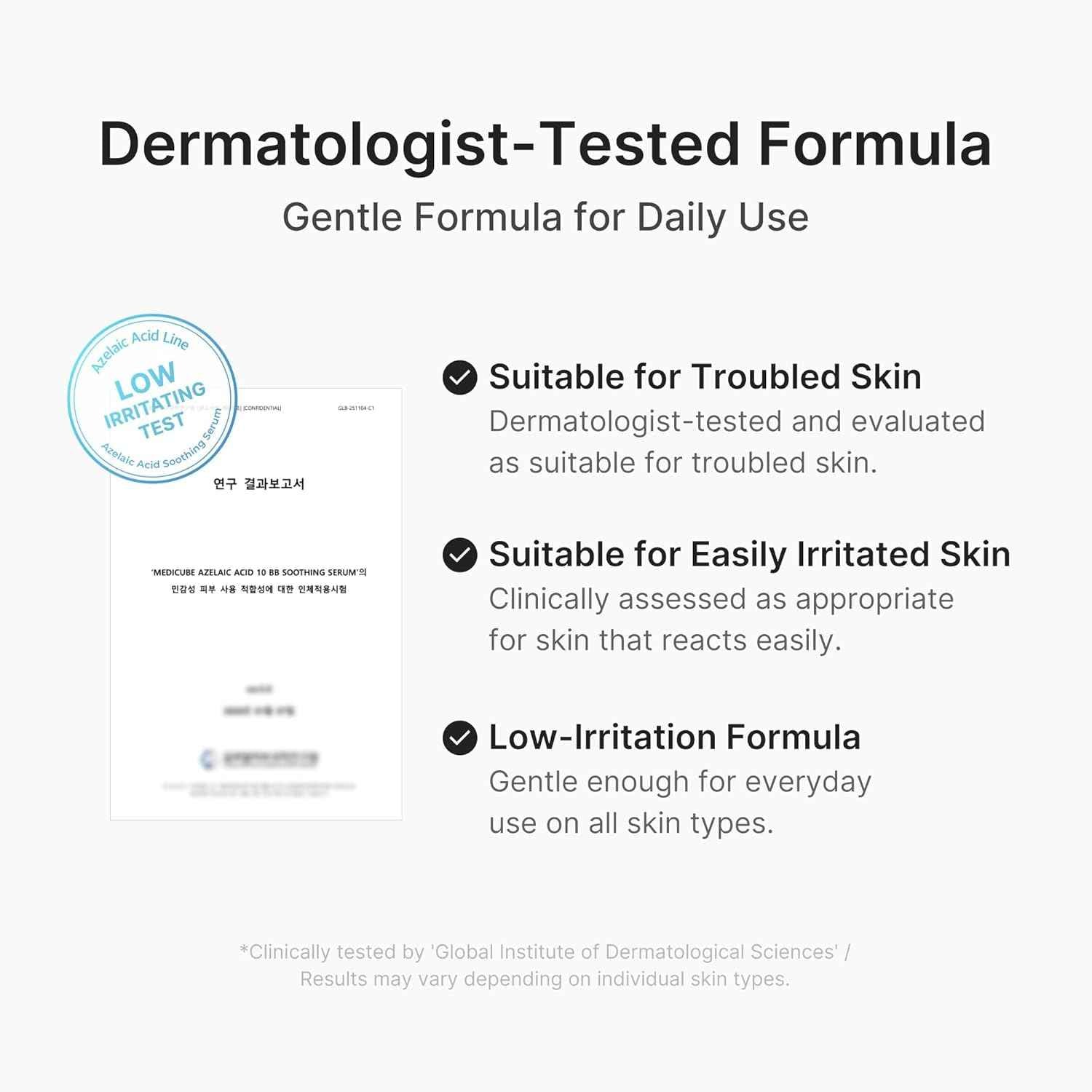 medicube Azelaic Acid 10 Soothing Serum | Clarifying Serum for Troubled & Oily-Prone Skin with B3+B5 | Stressed Skin Calming & Post-Blemish Tone Care | Korean Skincare 30ml, 1.01 fl oz