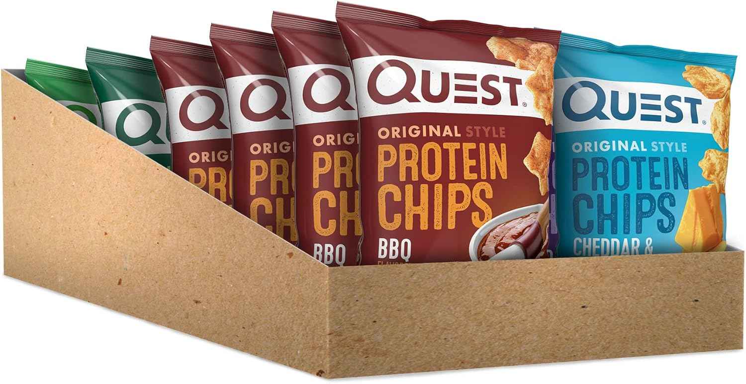 Quest Nutrition Protein Chips Variety Pack High Protein, Low Carb, 1.1 oz