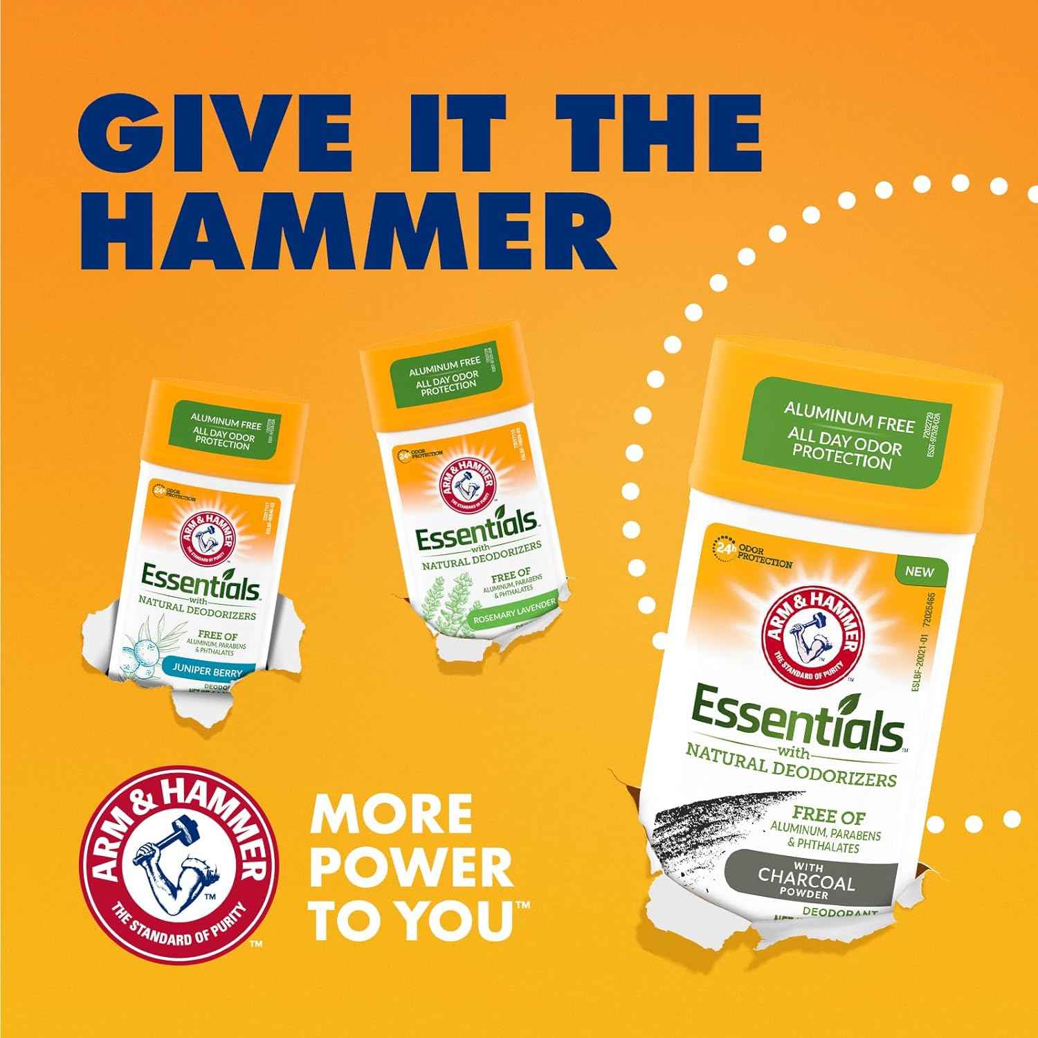 Arm & Hammer Essentials Charcoal Deodorant