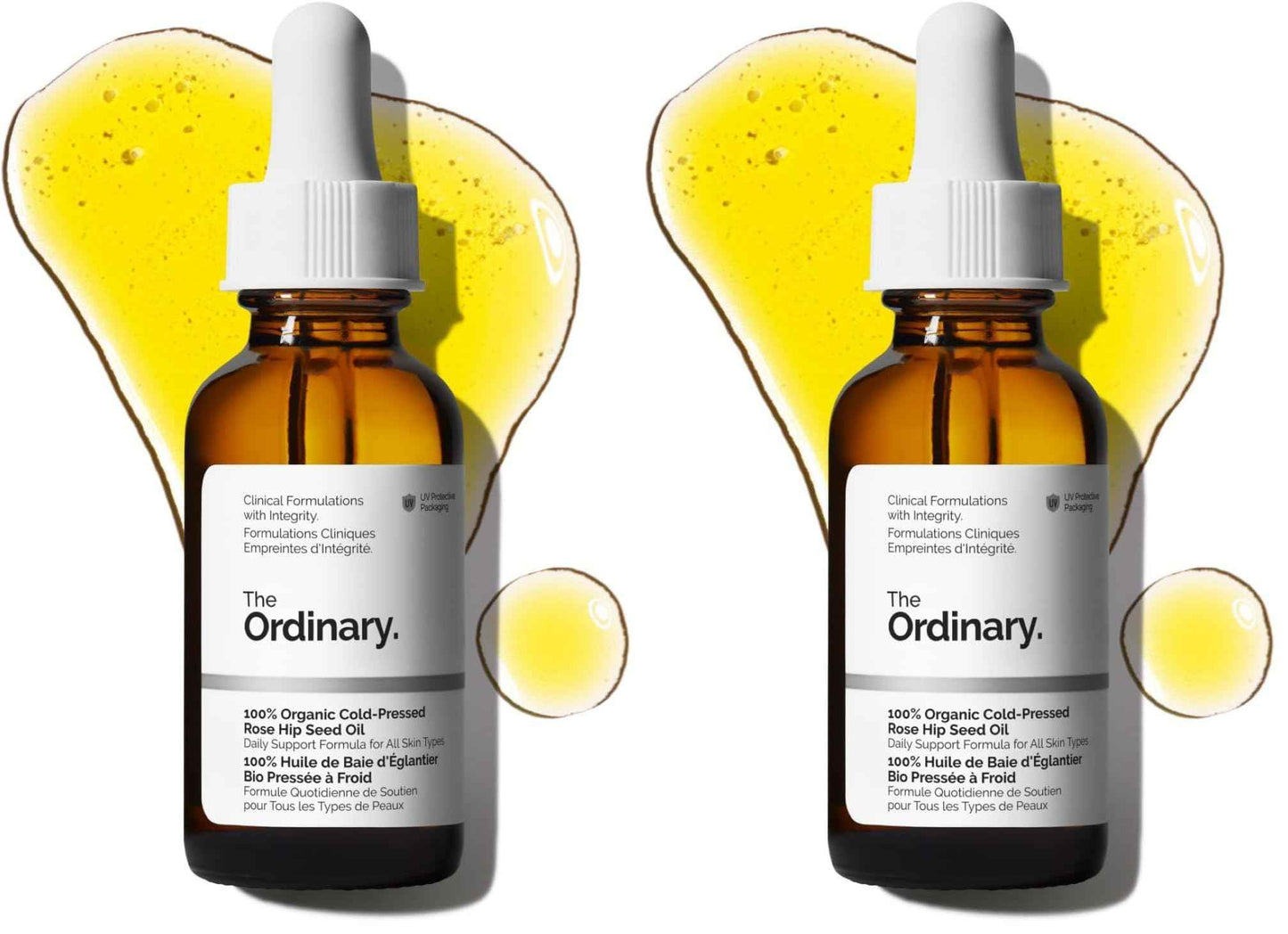 The Ordinary 100% Organic Cold-Pressed Rose Hip Seed Oil, Addresses Signs of Aging by Improving the Appearance of Uneven Skin Tone, Supporting Skin Elasticity, 1 Fl Oz