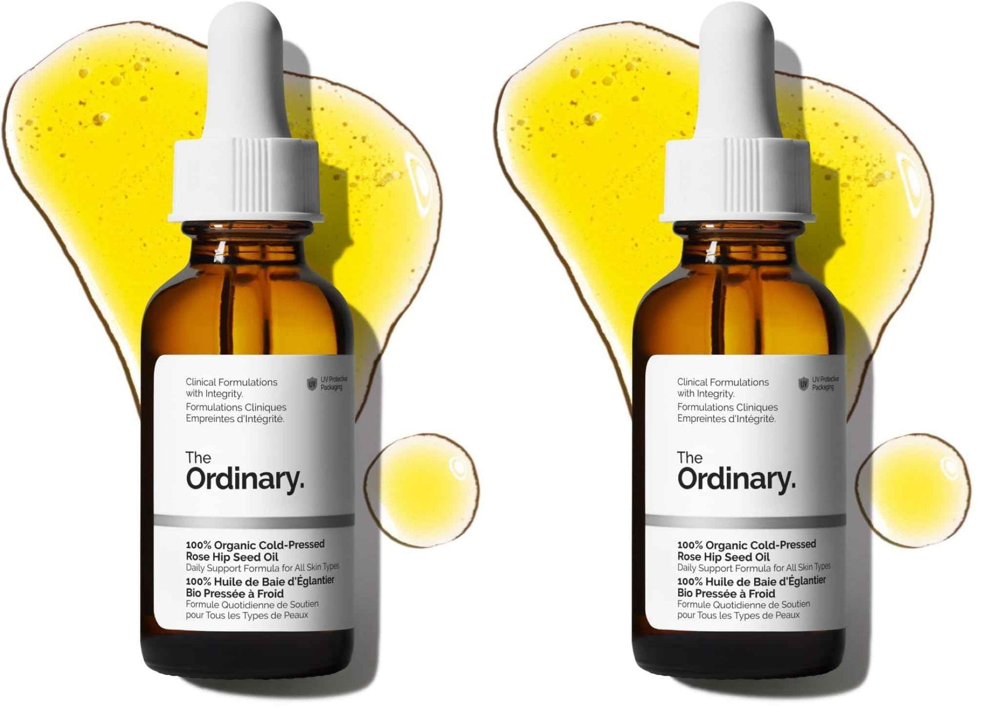 The Ordinary 100% Organic Cold-Pressed Rose Hip Seed Oil, Addresses Signs of Aging by Improving the Appearance of Uneven Skin Tone, Supporting Skin Elasticity, 1 Fl Oz