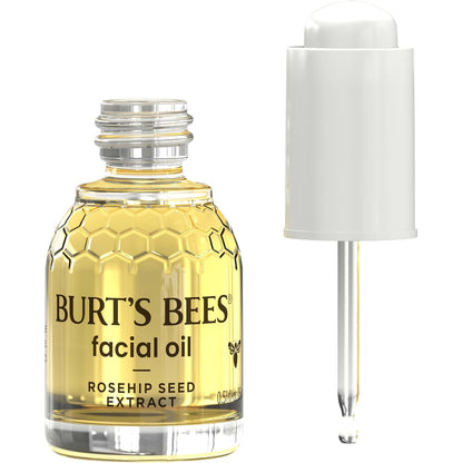 Burt's_Bees_Gua_Sha_Face_Oil_With_Rosehip_Seed_Extract,_Reduces_Appearance_of_Fine_Lines_and_Wrinkles,_Use_with_Ice_Roller_&_Facial_Tools,_Natural_Origin_Skin_Care,_0.51_fl._oz.