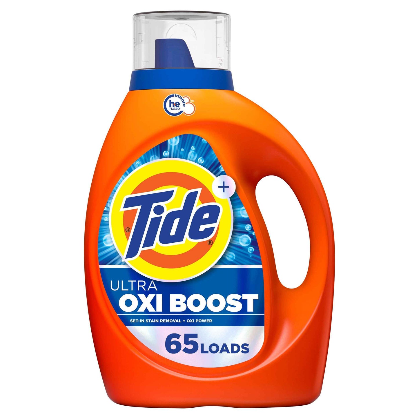Tide Ultra Oxi Boost Liquid Laundry Detergent, Advanced Stain Remover with Extra Oxi Power
