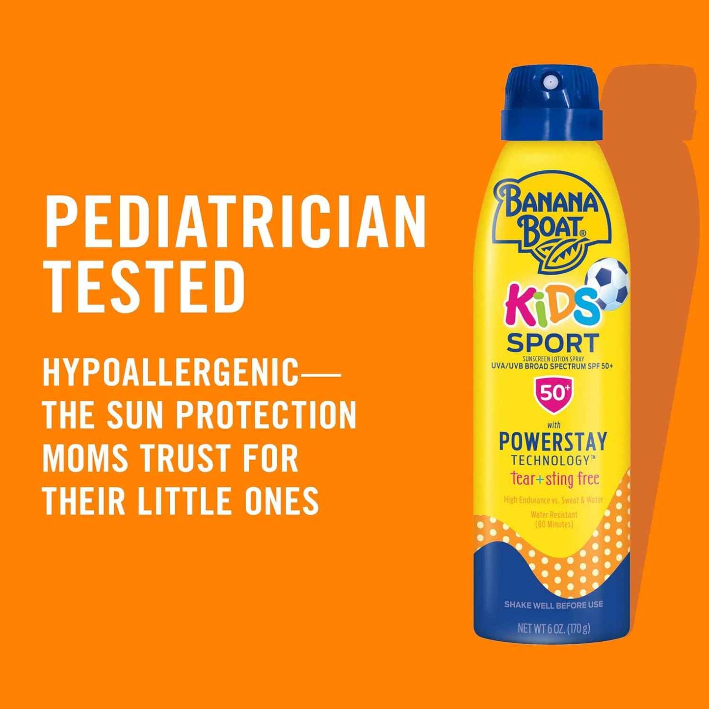 Banana Boat Sport Kids Sunscreen Spray | Spray Sunscreen for Kids, Childrens Sunblock, Oxybenzone Free