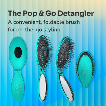 Wet_Brush_Pop_Go_Detangler,_Blue_Teal_-_Foldable,_On-The-Go_Design,_Travel_Brush,_Ultrasoft_IntelliFlex_Bristles,_Detangling_Hairbrush,_Built-In_Mirror_Handle,_Wet_&_Dry,_All_Hair_Types