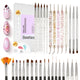 31pcs Nail Art Brushes with Case