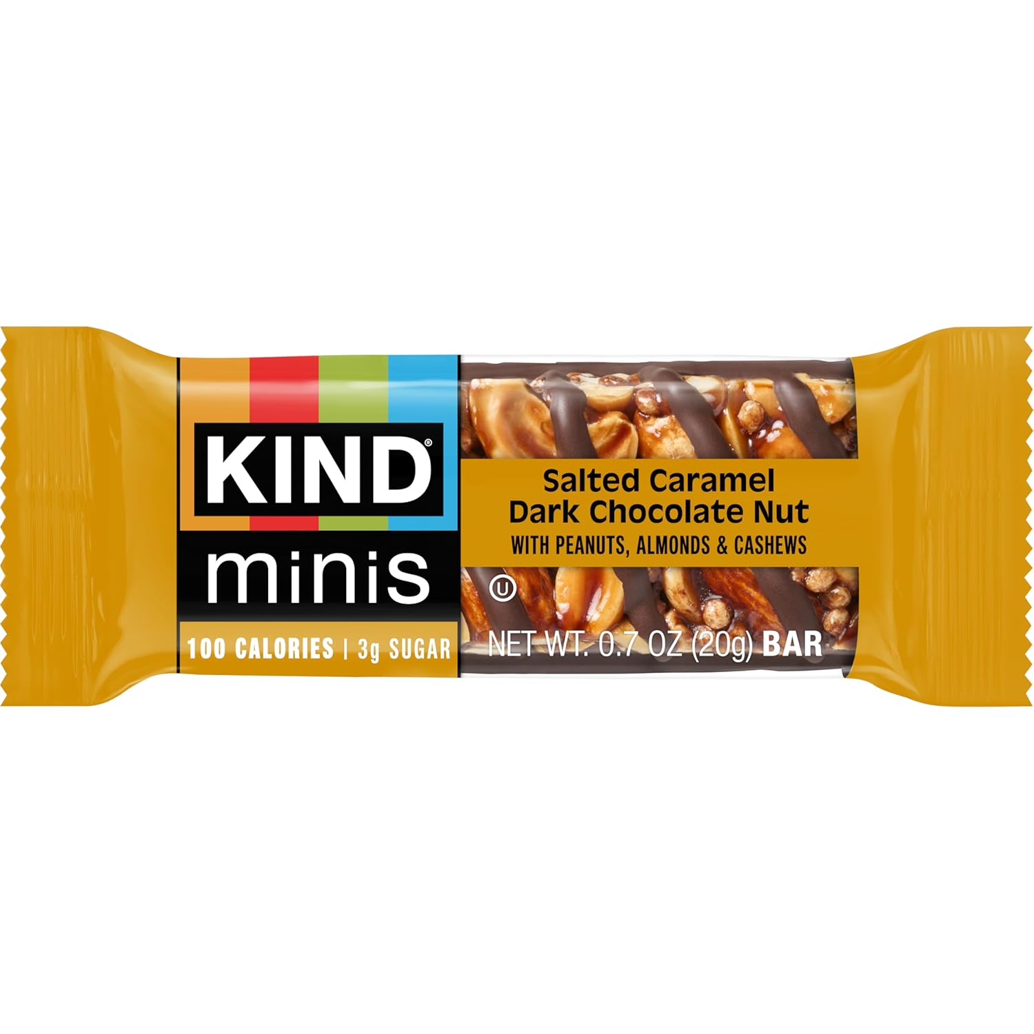 KIND_Mini_Snack_Bars_Variety_Pack,_Gluten_Free,_Low_Sugar,_Low_Calorie_Snacks,_Salted_Caramel_Dark_Chocolate_Nut,_Dark_Chocolate_Almond_Coconut,_20_Count