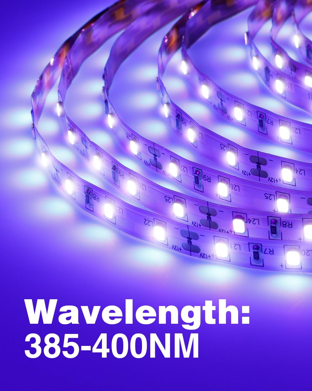 Onforu_32.8ft/65.6ft_LED_Black_Light_Strip_Kit,_600/1200__Units_Lamp_Beads,_12V_Flexible_Blacklight_Fixtures,_10m/20m_Ribbon,_Non-Waterproof_for_Glow_Party,_Indoor_Birthday,_Body_Paint,Halloween