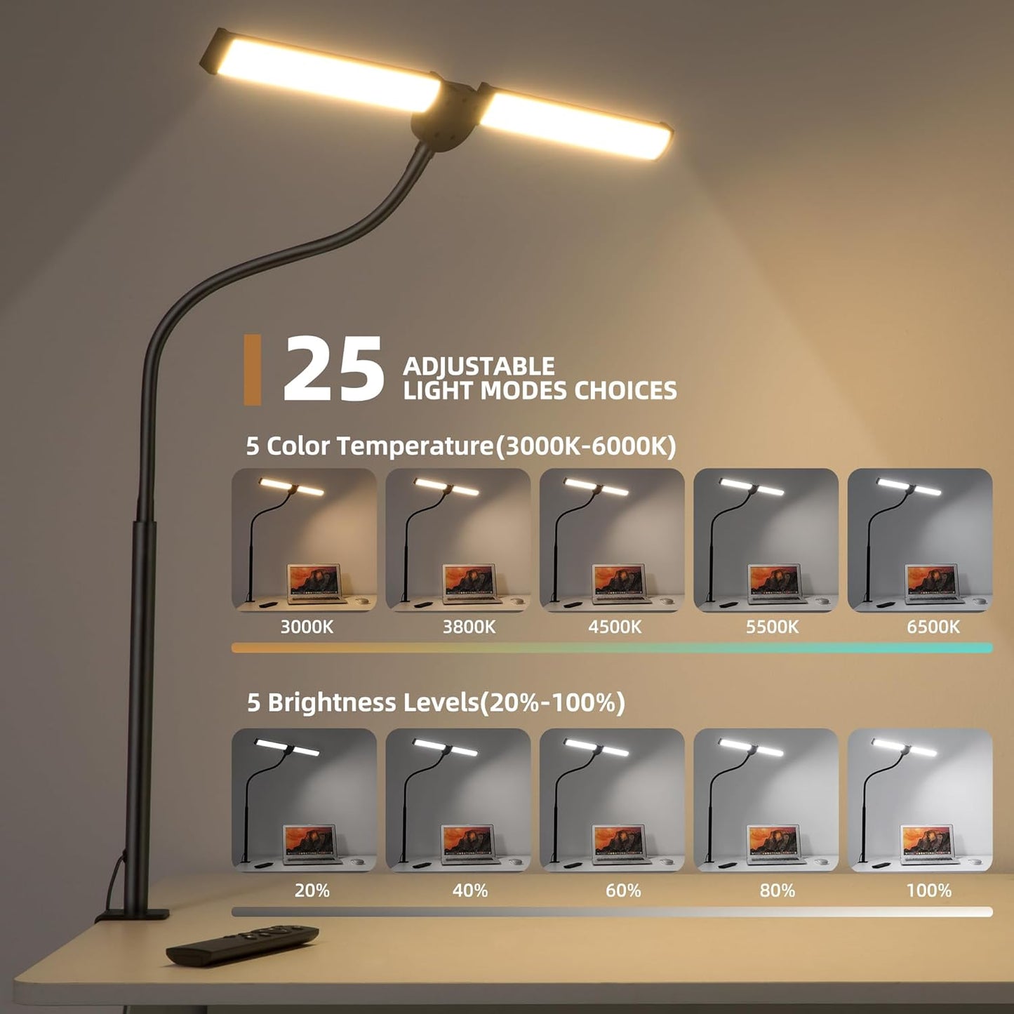 Led_Desk_Lamp_for_Home_Office,_Eye-Care_Architect_Light_with_Clamp,_Smart_Double_Head_Computer_Monitor_Table_Clip_Lamp,_Adjustable_Flexible_Goose-Neck,_25_Lighting_Models,_Task_Lamp,_Black