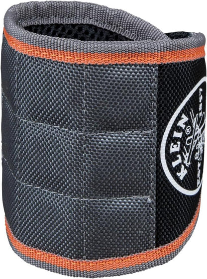 Klein_Tools_55895_Magnetic_Wristband,_Tradesman_Pro_Tool_Wristband_Holds_Wire_Connectors,_Screws,_Nails,_Drill_Bits,_With_Breathable_Mesh
