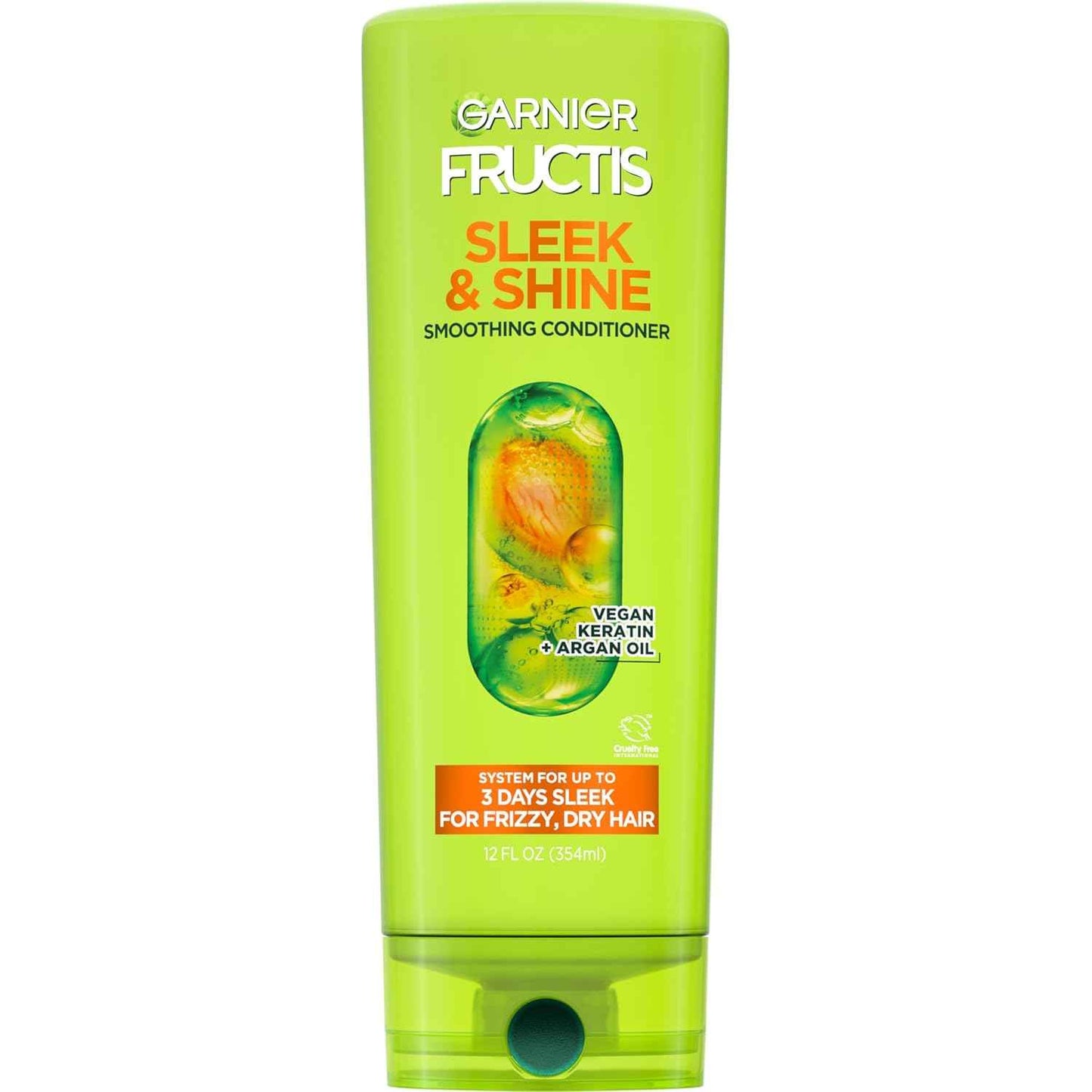 Garnier Fructis Sleek & Shine Conditioner, Frizzy, Dry, Unmanageable Hair