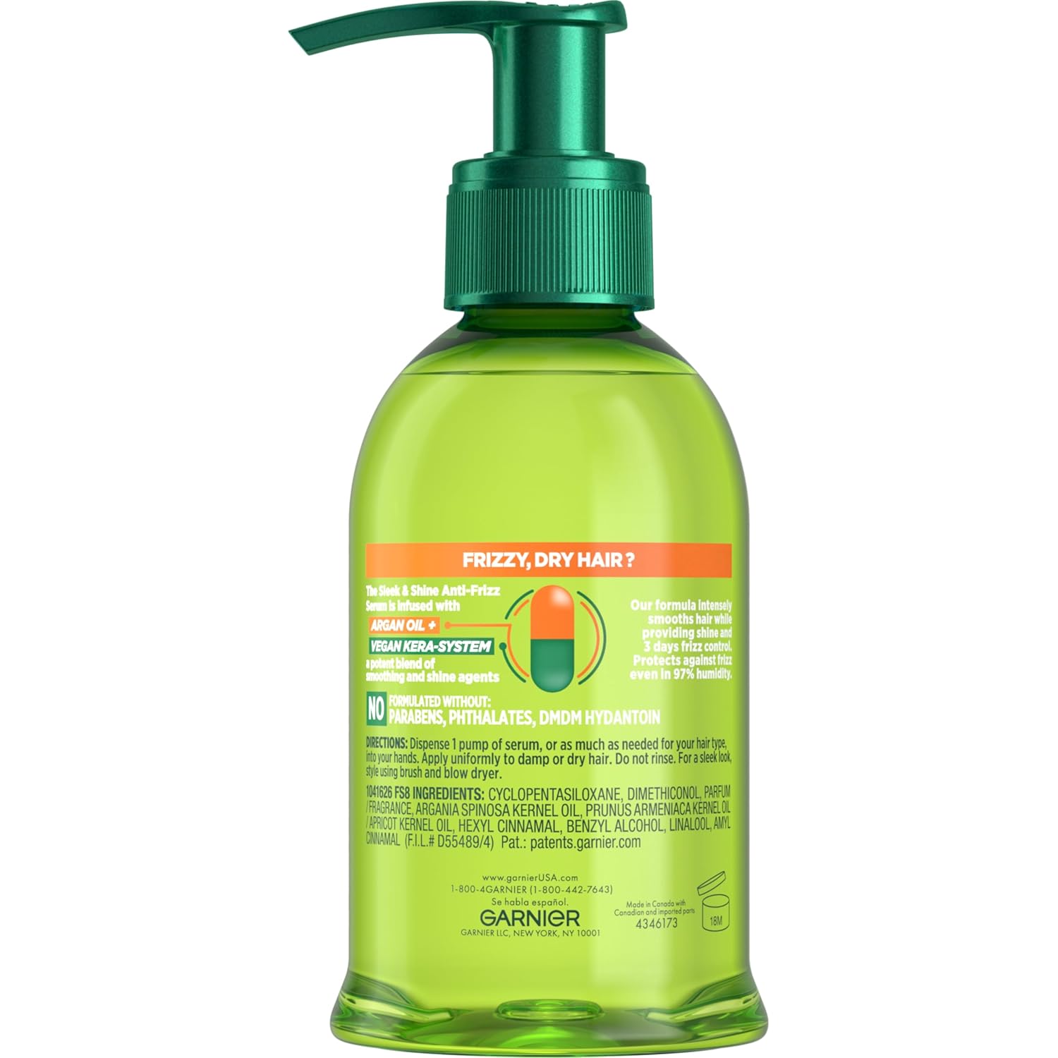 Garnier_Fructis_Sleek_&_Shine_Anti-Frizz_Serum_for_Frizzy,_Dry_Hair,_Argan_Oil,_5.1_Fl_Oz,_1_Count_(Packaging_May_Vary)