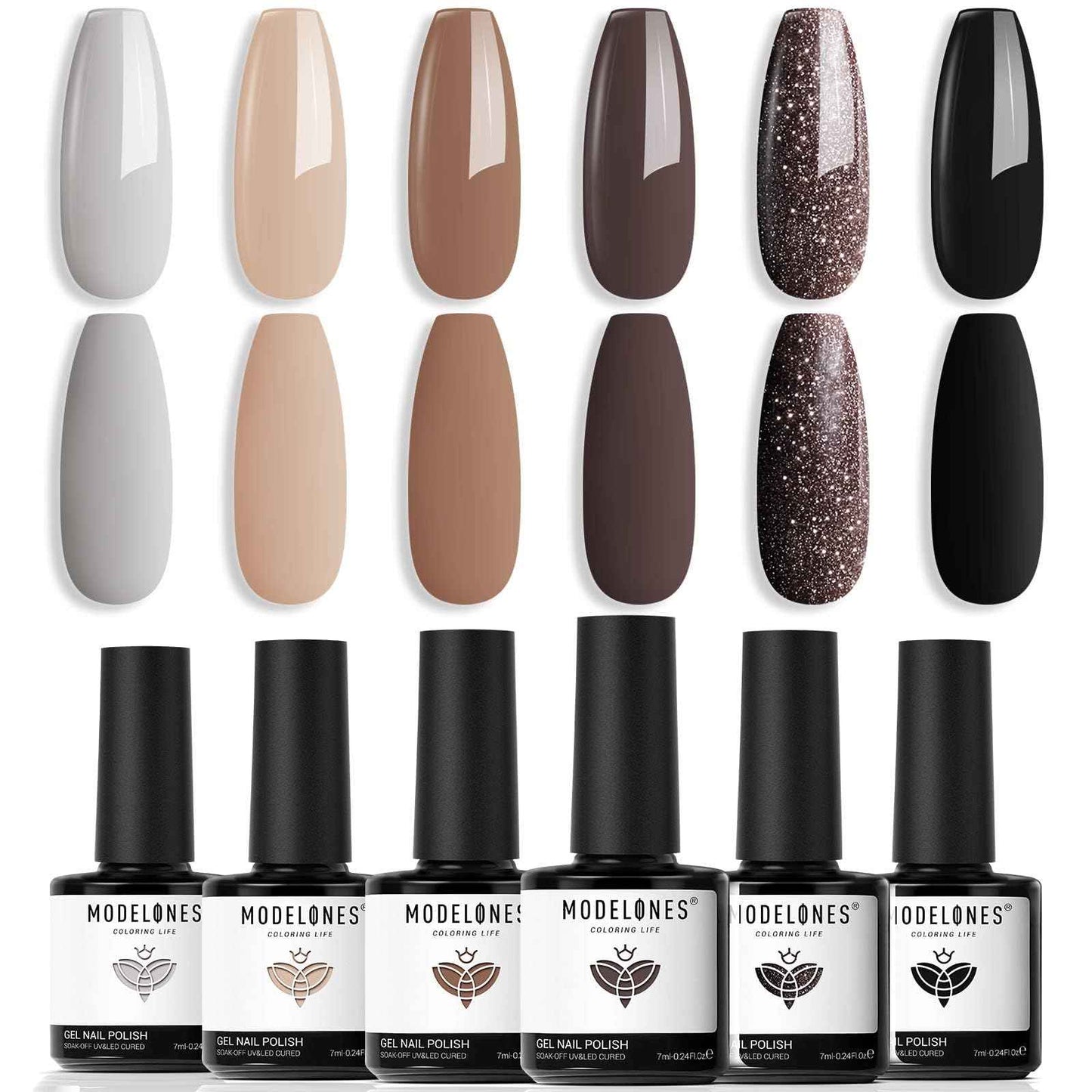 modelones Cat Eye Magnet Set, Heart French Cateye Gel Polish Nail Tools Kit Dual-Head 3 IN One Magnets Pen Heart Round Square Flower Glassy Moon Multi Effect Nail Art Designs Home DIY Salon Use