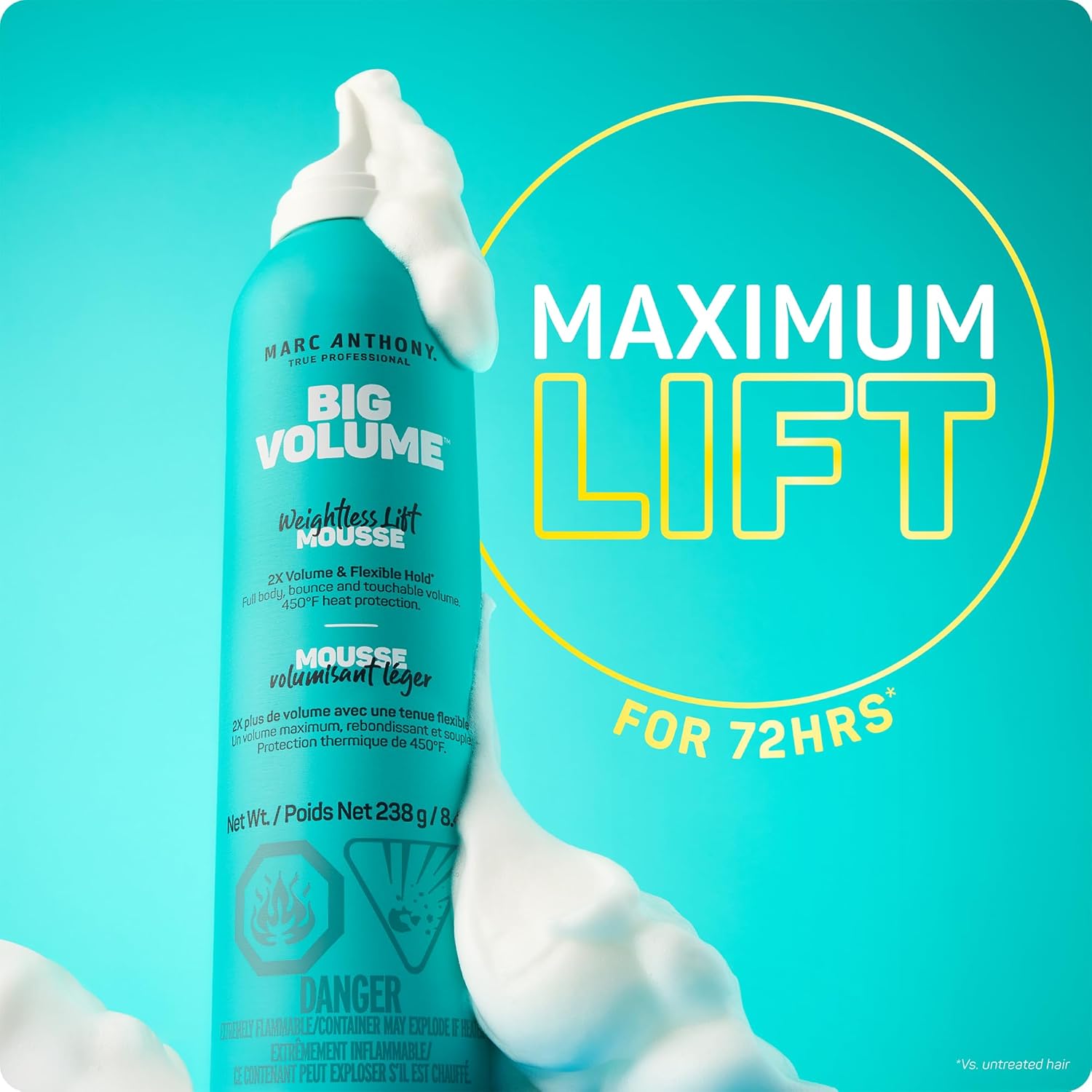 Marc_Anthony_Big_Volume_Hair_Mousse_for_Fine,_Thin_Hair_-_Lightweight_Volumizing_Hair_Styler_with_Flexible_Hold_for_Full_Body_&_Bounce_-_Frizz-Free_&_Sulfate-Free_Hair_Care_Product