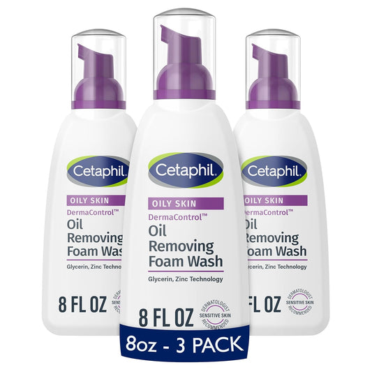Cetaphil_Pro_Oil_Removing_Foam_Wash,_Foaming_Facial_Cleanser,_Fragrance_Free_Formula_Suitable_for_Sensitive_Skin,_8_Fluid_Ounce_(Pack_of_3)