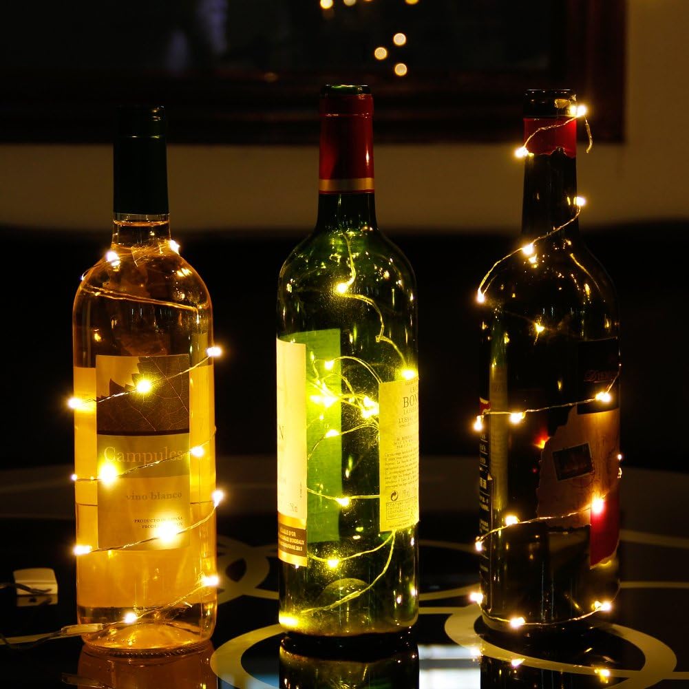 CYLAPEX_6_Pack_Warm_White_Fairy_Lights_String_Battery_Operated_Fairy_Lights_Firefly_Lights_LED_Starry_String_Lights_7ft_20_LEDs_Silvery_Copper_Wire_for_Christmas_DIY_Decoration_Costume_Wedding_Party