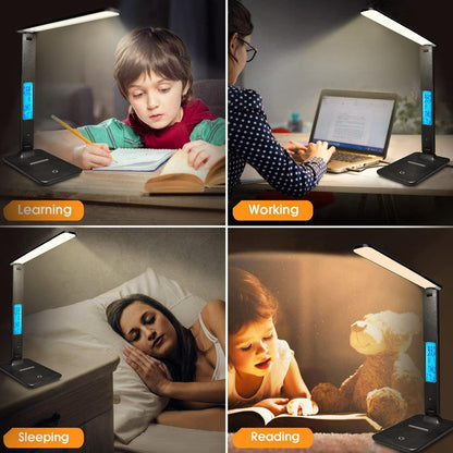 LAOPAO_Desk_Lamp_with_Wireless_Charger:_USB_Charging_Port,_Table_Lamp_with_Clock,_Desk_Lamps_for_Home_Office_College_Dorm_Room_Essentials