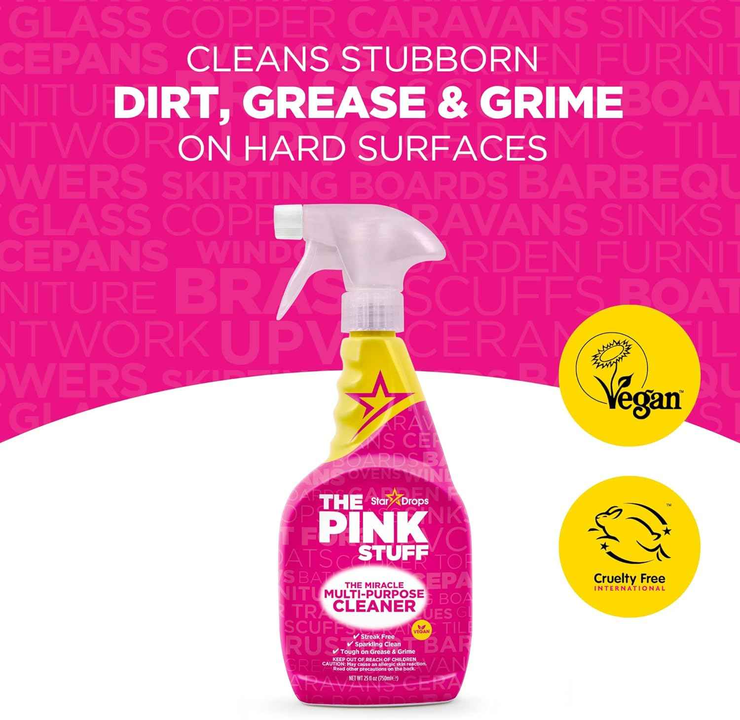 Stardrops - The Pink Stuff - a magical 750ml multi-purpose cleaning spray.
