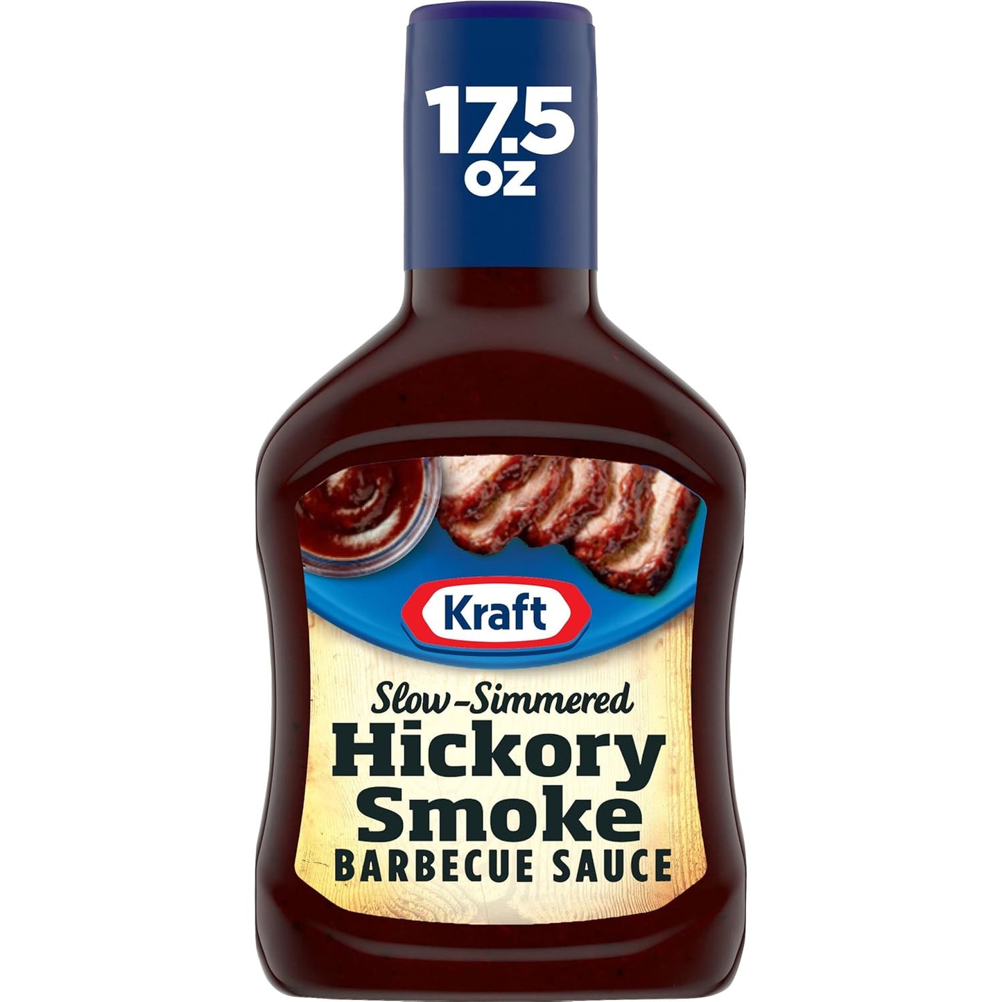 Kraft_Hickory_Smoke_Slow-Simmered_Barbecue_Sauce,_17.5_oz_Bottle