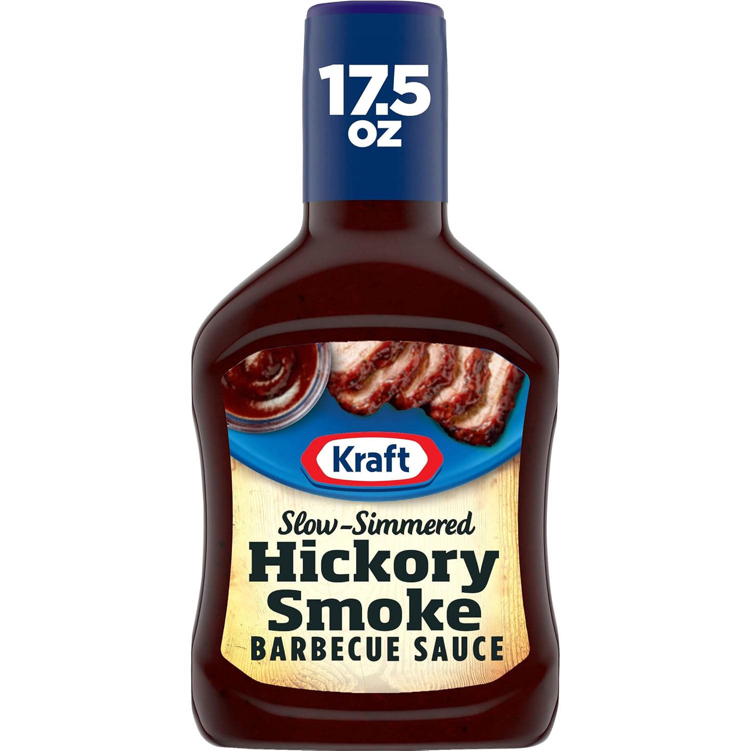 Kraft_Hickory_Smoke_Slow-Simmered_Barbecue_Sauce,_17.5_oz_Bottle