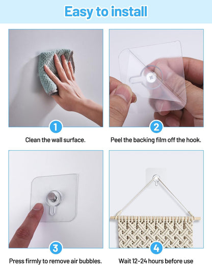 20_Pcs_Adhesive_Picture_Hooks,_20_Ibs_Load_Heavy_Duty_Self_Adhesive_Wall_Hooks_for_Hanging,_Waterproof_Picture_Hangers_Without_Nails_for_Bathroom_Kitchen,_Transparent_Sticky_Hooks_for_Frames