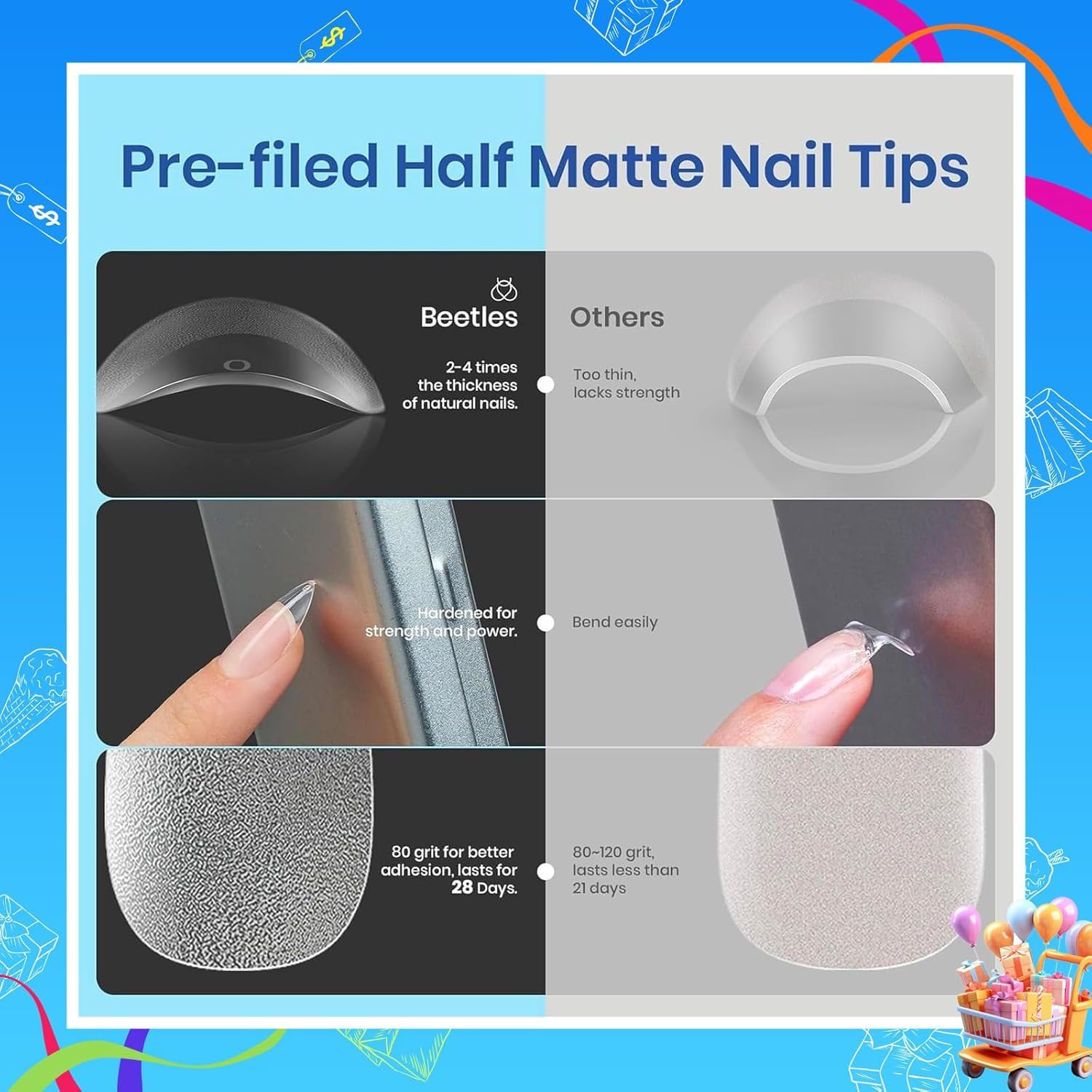 Beetles_Gel_Nail_Kit_Etch-X,_Almond_Short,_504pcs_12_Sizes_Nail_tips,_with_9_in_1_Nail_Glue_Mini_LED_Light,_Acrylic_Half_Matte_Tips_Press_On_Nail,_Extension_DIY_Set_at_Home,_Gift_for_Women_&_Girls