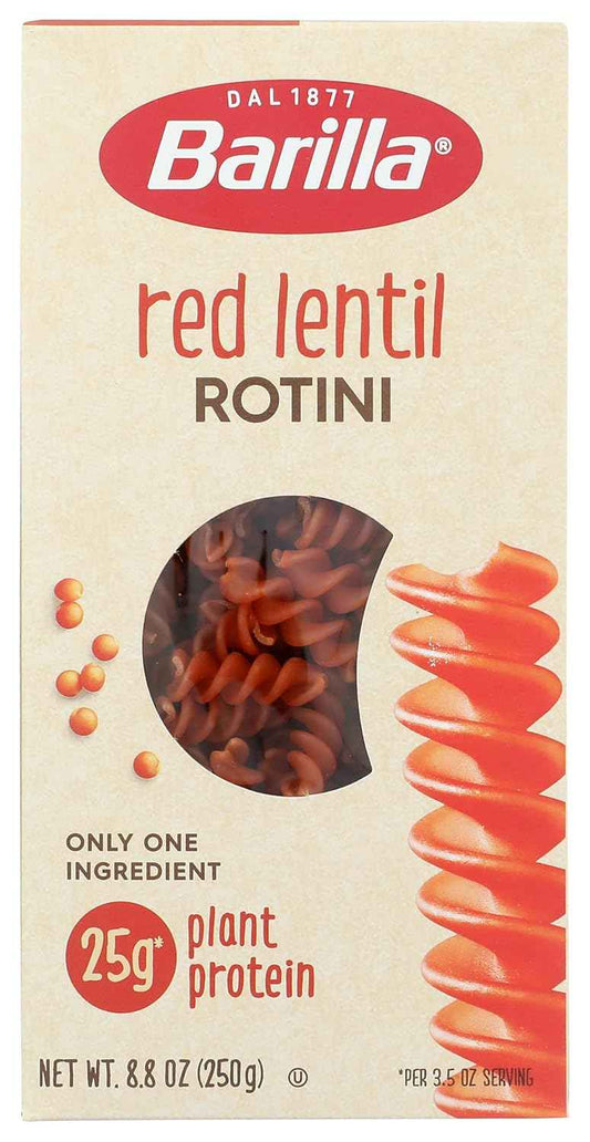 Barilla Red Lentil Pasta, 8.8 oz - Vegan, Gluten Free, Non GMO & Kosher - Made with Plant Based Protein