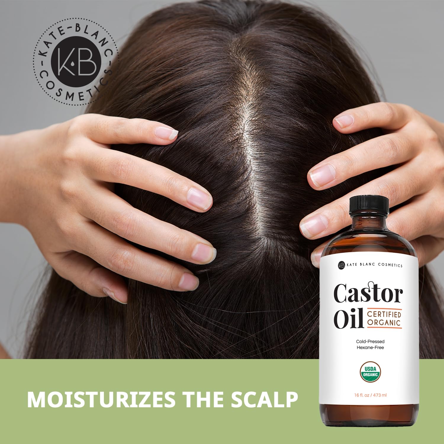 Kate_Blanc_Cosmetics_Castor_Oil_Organic_for_Hair,_Skin_&_Face_(16oz)_100%_Pure_Cold_Pressed_Hexane_Free_|_Unrefined_Castor_Oil_for_Eyelashes_&_Eyebrows_in_Glass_Bottle