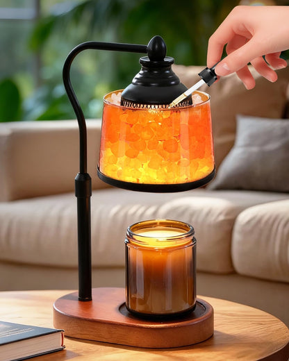 3-in-1_Candle_Warmer_Lamp_with_Timer_Dimmable,_Himalayan_Salt_Lamp_&_Passive_Diffuser,_Gifts_for_Women,_House_Warming_Gifts_New_Home_Decor,_Wax_Melt_Warmer_for_Jar_Candles_(2_Bulbs)